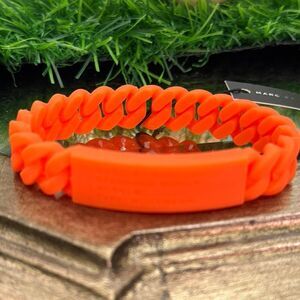 Marc by Marc Jacobs Orange Silicone Bracelet